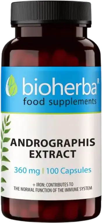Bioherba Andrographis Extract 360 mg Екстракт от Андрографис за Имунитет и Здраве