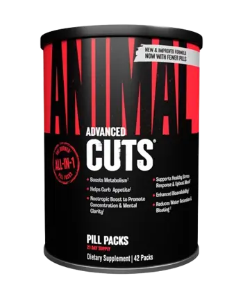 ANIMAL Animal Cuts Термогенен Фет Бърнър - 42 пакета, 42 дози