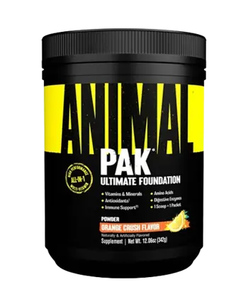 ANIMAL Animal Pak Powder Спортни Мултивитамини на Прах - 342 грама, 44 дози