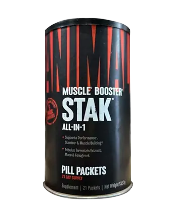 ANIMAL Animal Stak Тестостеронов Бустър - 21 пакета, 21 дози