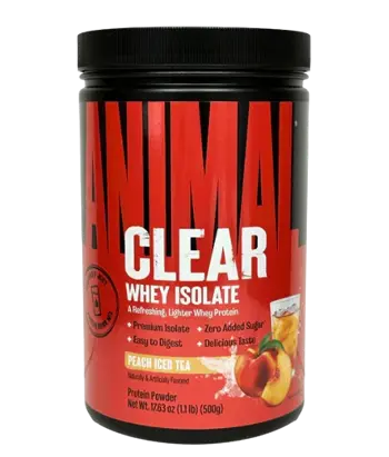 ANIMAL Clear Whey Isolate Суроватъчен Протеин Изолат - 500 грама, 20 дози