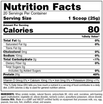 ANIMAL Clear Whey Isolate Суроватъчен Протеин Изолат - 500 грама, 20 дози