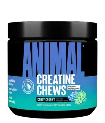 ANIMAL Creatine Chews Креатин Монохидрат на Дъвчащи Таблетки - 120 дъвчащи таблетки, 30 дози