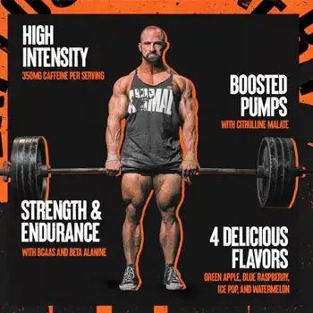ANIMAL FURY Предтренировъчен Азотен Бурстър - 481 грама, 30 дози