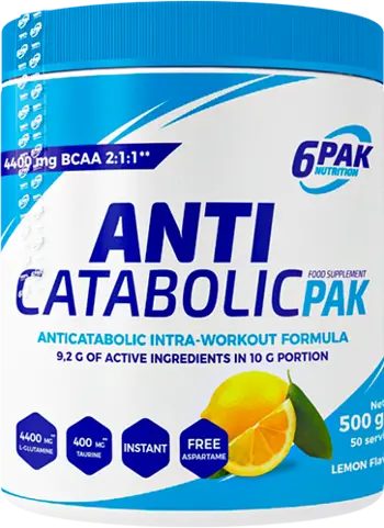 6PAK Nutrition Anticatabolic Pak BCAA с Глутамин - 500 грама, 50 дози