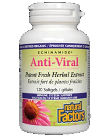 Natural Factors Anti-Viral Patent Fresh Herbal Extract За силен имунитет х 60 капсули