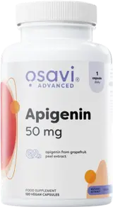 Osavi Apigenin 50 mg Екстракт от грейпфрутови кори х 120 веган капсули