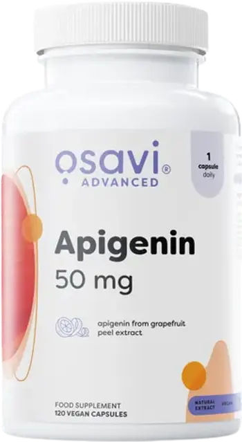 Osavi Apigenin 50 mg Екстракт от грейпфрутови кори х 120 веган капсули