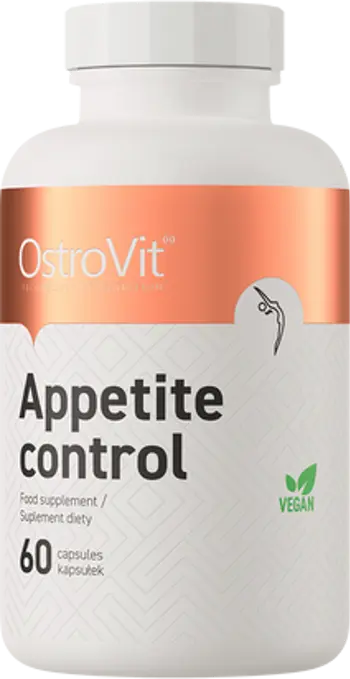 OstroVit Appetite Control with Garcinia, White Bean & Apple Cider Специализирана Формула за Контрол на Апетита - 60 капсули, 30 дози