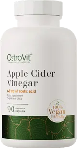 OstroVit Apple Cider Vinegar 600 мг Ябълков Оцет - 90 капсули, 90 дози