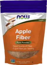 NOW Foods Apple Fiber Pure Ябълкови Фибри - 340 грама, 34 дози