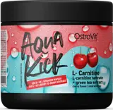OstroVit Aqua Kick Advanced Hydration with L-Carnitine & Green Tea L-Карнитин Тартрат - 300 грама, 30 дози