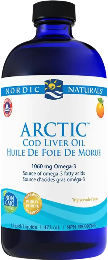 Nordic Naturals Arctic Cod Liver Oil 1060 mg Масло от черен дроб на треска с Витамин D3