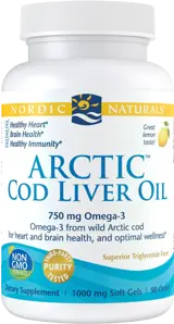 Nordic Naturals Arctic Cod Liver Oil 750 mg Масло от черен дроб на треска