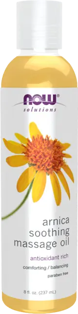 NOW Foods Arnica Soothing Massage Oil Масажно Mасло с Aрника - 237 мл