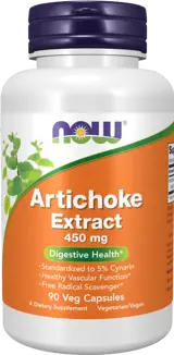 Artichoke Extract 450 мг Артишок - 90 веге капсули, 90 дози