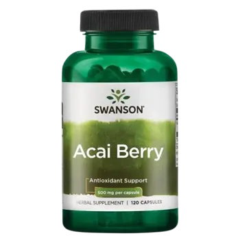 Асаи 500 мг / Acai Berry 500 mg - 120 капсули, 120 Дози