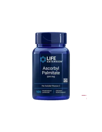 Life Extension Ascorbyl Palmitate 500 mg Мастноразтворим Витамин C х 100 капсули