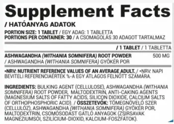 Ашваганда / Ashwagandha 500 mg