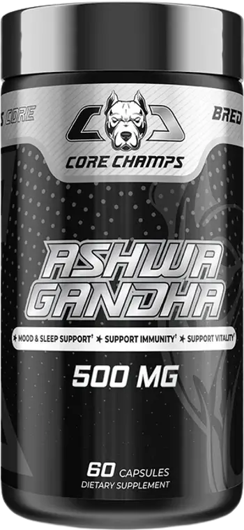Core Champs Ashwagandha 500 mg Ашваганда за стрес и енергия х 60 капсули
