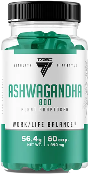 Trec Nutrition Ashwagandha 800 Мощен Адаптоген за Баланс и Възстановяване