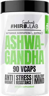 HIRO.LAB Ashwagandha Extract 600 mg За Подкрепа на Нервната Система и Намаляване на Стреса