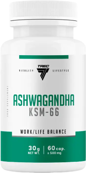 Trec Nutrition Ashwagandha KSM-66 200 mg За баланс и адаптация