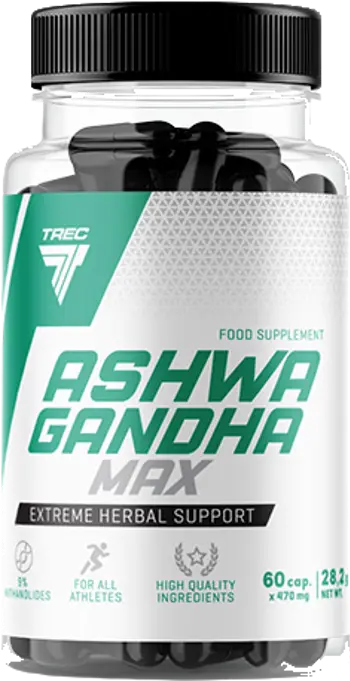 Trec Nutrition Ashwagandha Max Екстремна Билкова Подкрепа