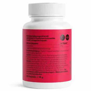ZEINpharma Astaxanthin 4 mg Астаксантин за клетъчна защита х 90 капсули