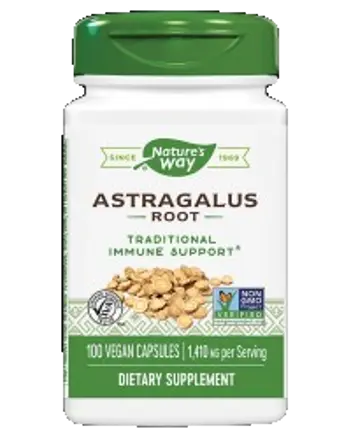 Nature's Way Astragalus Root 470 mg За силен имунитет х 100 веге капсули