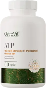 OstroVit ATP 450 мг Vege Аденозин Трифосфат - 60 капсули, 60 дози
