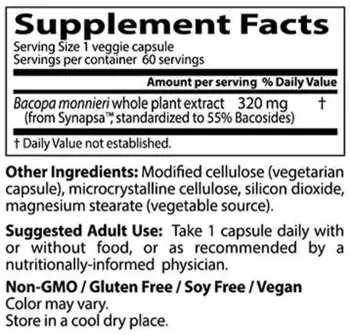 Bacopa with Synapsa 320 mg