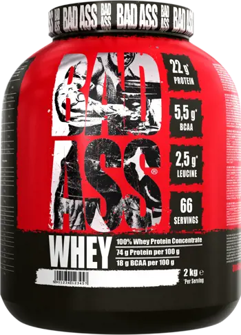 BAD ASS WHEY 2000 грама, 67 Дози