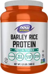 NOW Foods Barley Rice Protein Powder Растителен Протеин - 680 грама, 52 дози