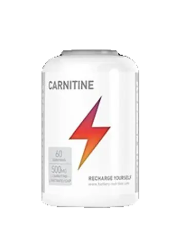 Battery Nutrition Carnitine 500 мг L-карнитин тартрат х 60 капсули