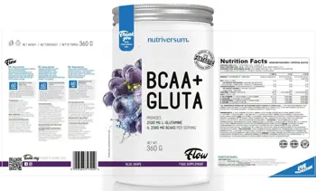BCAA с Глутамин на Прах / BCAA + Gluta Powder | Flow