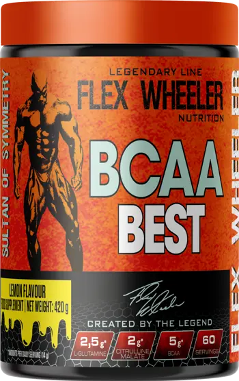 Flex Wheeler Signature Series BCAA Best with L-Glutamine & L-Citrulline Malate Аминокиселини BCAA 2:1:1, Цитрулин и Глутамин - 420 грама, 60 дози