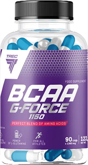 Trec Nutrition BCAA G-Force 1150 BCAA + Глутамин за Възстановяване и Мускулен Растеж