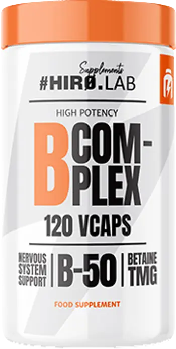#HIRO.LAB B-Complex B-50 Високоефективен B-комплекс за нервна система и енергия
