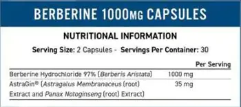 Берберин / Berberine 1000 mg with AstraGin