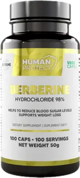 Berberine HCl 400 mg 98% | with Piperine