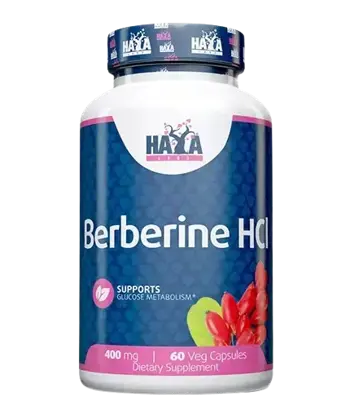 Berberine HCL 400mg. / 60 Vcaps