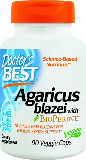 Doctor's Best Agaricus Blazei with BioPerine За имунна подкрепа х 90 капсули