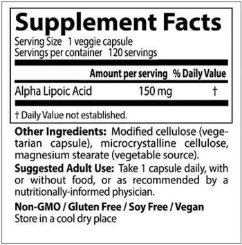 BEST Алфа-Липоева Киселина 150 мг / BEST Alpha Lipoic Acid 150 mg