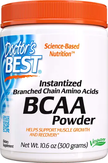 Doctor's Best BCAA Powder Инстантизирани аминокиселини с разклонена верига - 300 грама
