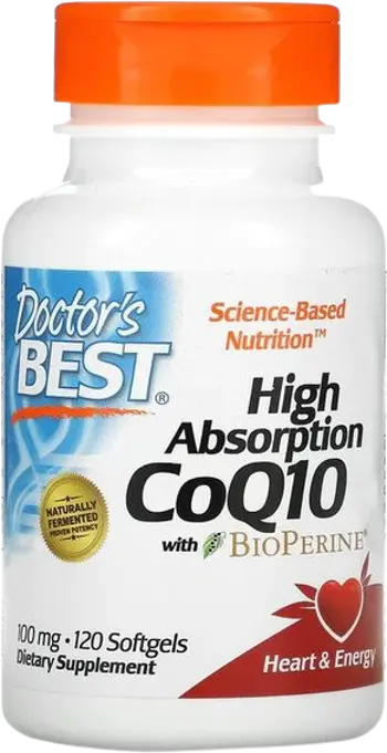 BEST CoQ10 с Биоперин 100мг / BEST CoQ10 with Bioperine 100 mg