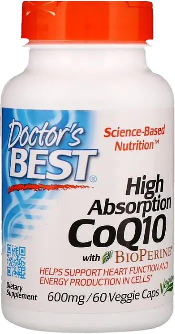 Doctor's Best CoQ10 with BioPerine 600 mg За сърдечно здраве и енергия