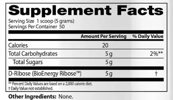 BEST Д-Рибоза на Прах / BEST D-Ribose Powder