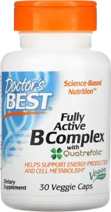 BEST Витамин-B Комплекс / BEST Fully Active B Complex | with Quatrefolic®