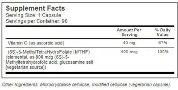 BEST Биоактивен Фолат 400 mcg / BEST Fully Active Folate 400 mcg